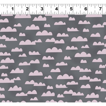 Y2103-7 ALL AFLOAT NUBES FONDO GRIS - Imagen 4
