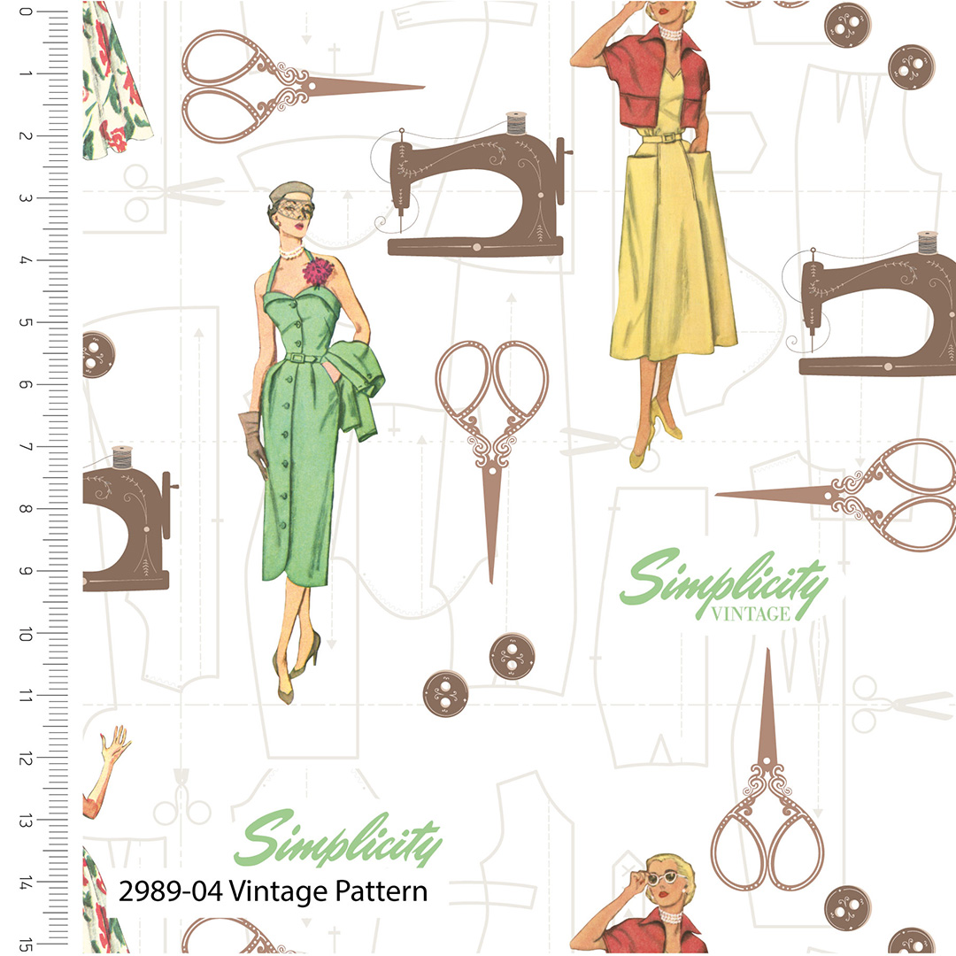 2989-04 VINTAGE SEWING-SIMPLICITY - Imagen 2