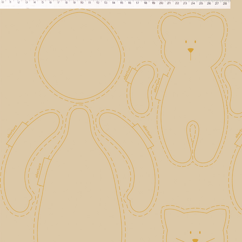 CP006C02 CORAÇAO DE PANO PANEL MUÑECAS - Imagen 6