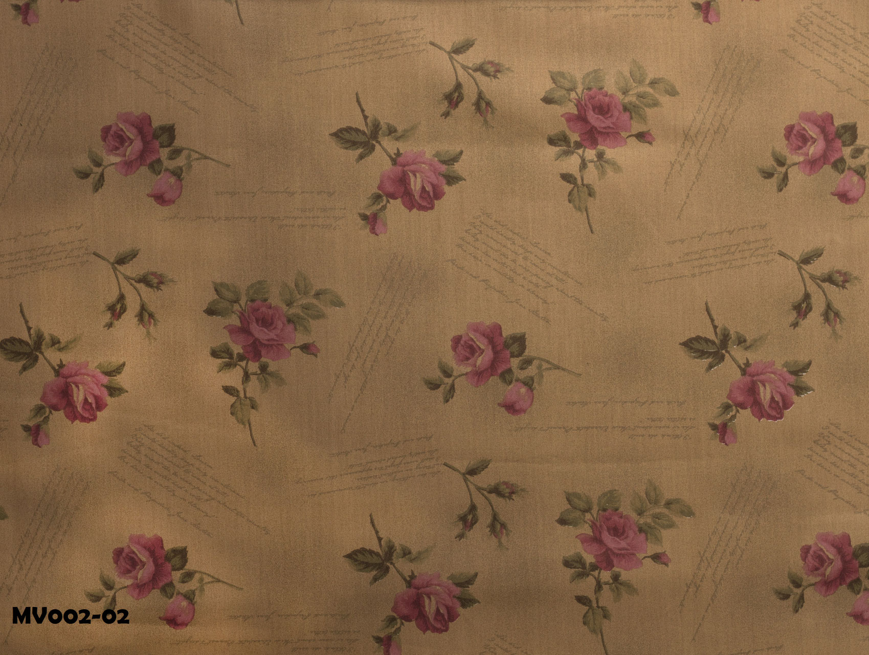 MV002-02 LA VIE EN ROSE ROSAS CON LETRAS TABACO - Imagen 2
