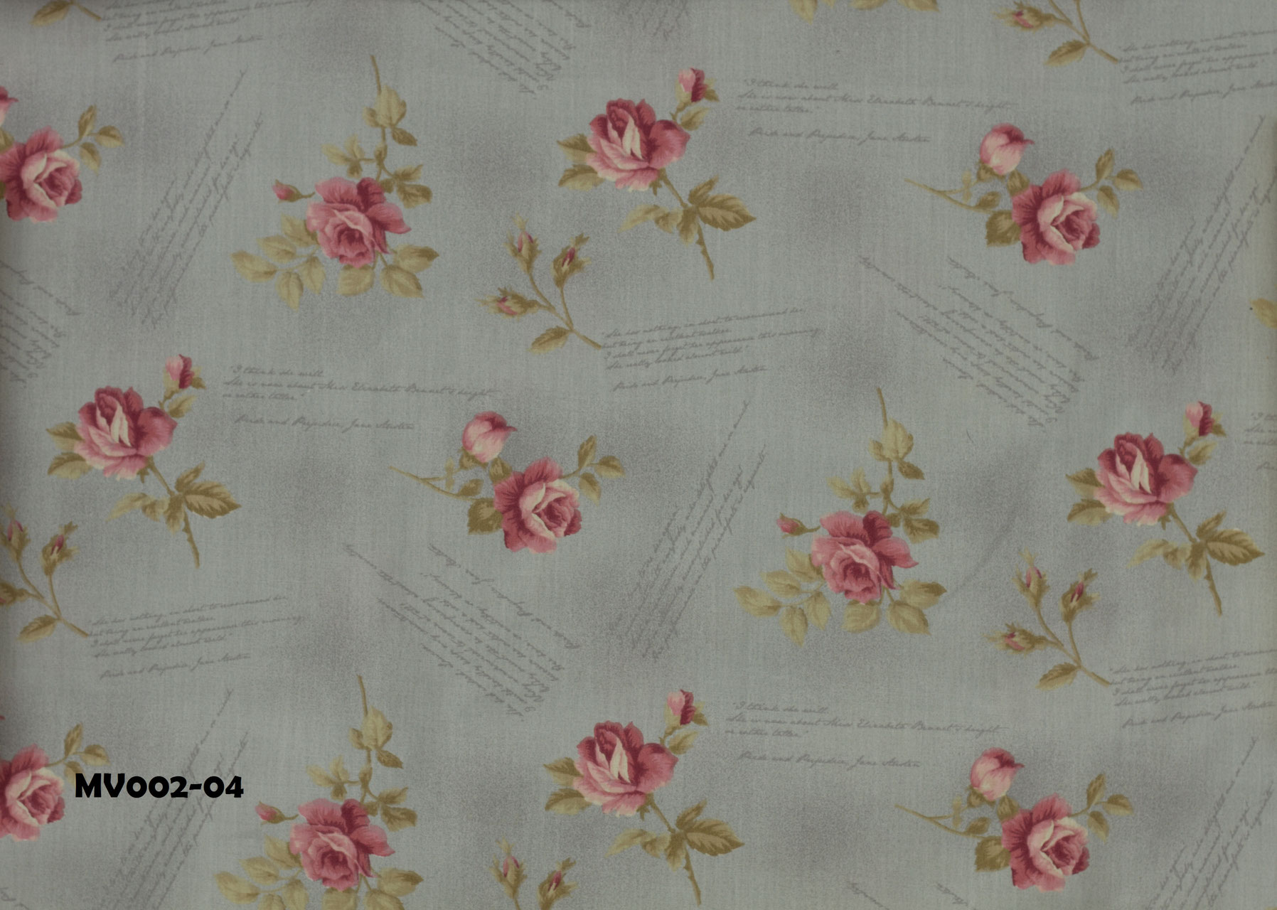 MV002-04 LA VIE EN ROSE ROSAS CON LETRAS AZUL - Imagen 2