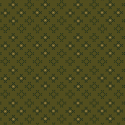 15606-66 ESTHER'S HEIRLOOM SHIRTINGS NINE-PATCHS VERDE - Imagen 2