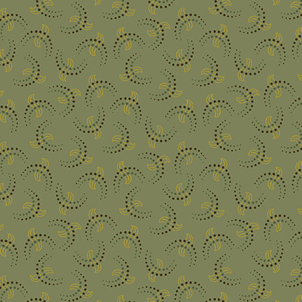15608-11 ESTHER'S HEIRLOOM SHIRTINGS MEDIALUNAS VERDE AGUA - Imagen 2