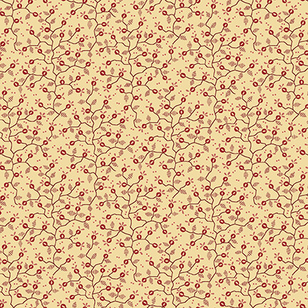 15610-44 ESTHER'S HEIRLOOM SHIRTINGS MINI-GRANADAS CREMA - Imagen 2