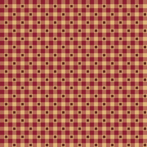 1576-88 LIBERTY STAR VICHY ROJO CON ESTRELLAS - Imagen 2