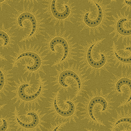 1547-66 SAGE & SEA CACHEMIRES CON ESTRELLAS VERDE - Imagen 2