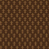 1424-33 WITWISDOM FLOR DE LIS MARRON