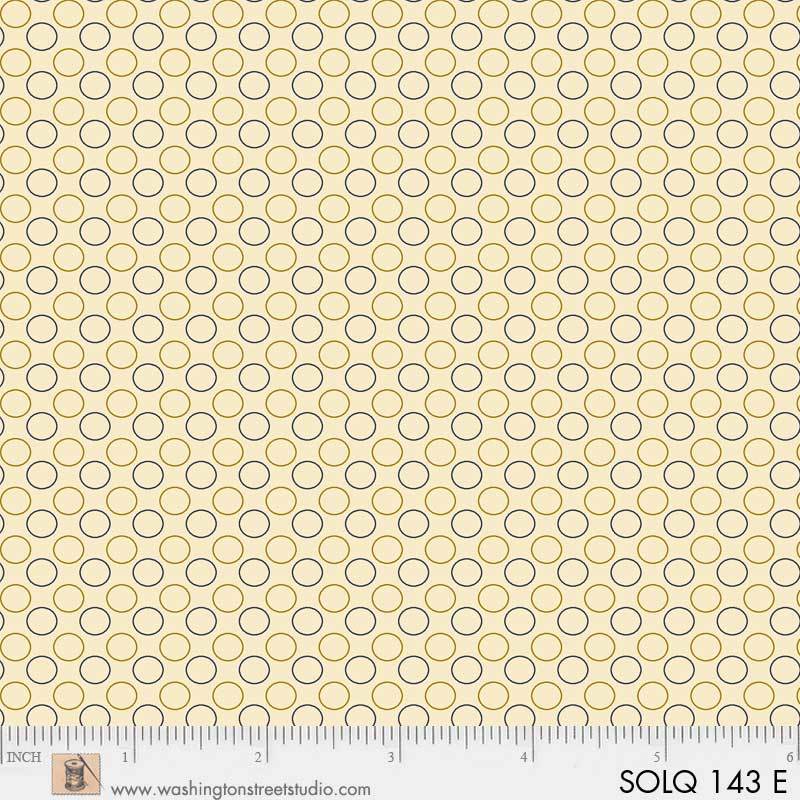 SOLQ 143 E A SOLDIER'S QUILT CÍRCULOS FONDO CREMA - Imagen 2