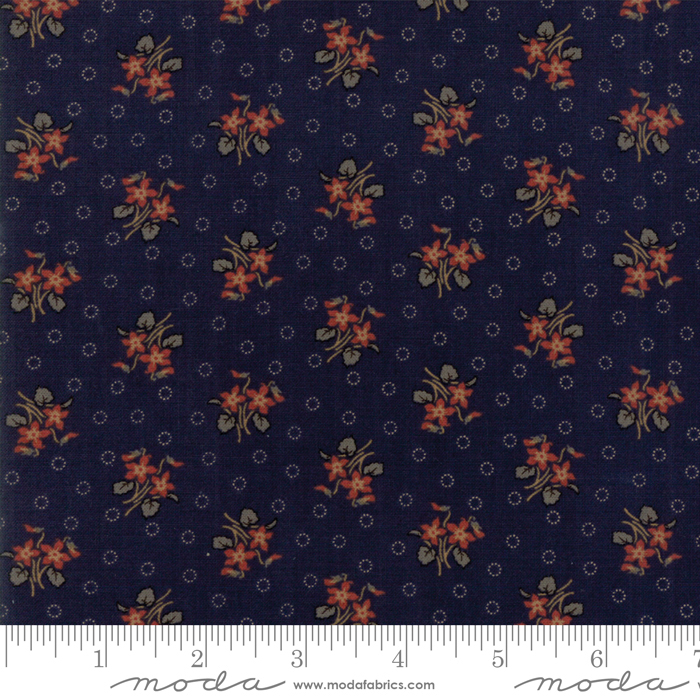 38062-17 HICKORY ROAD FLORES FONDO INDIGO - Imagen 2