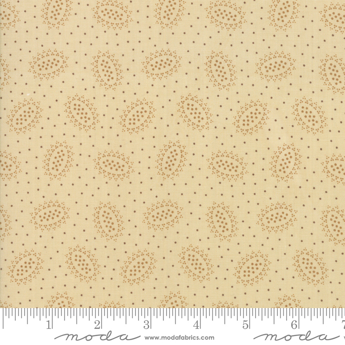 38063-11 HICKORY ROAD TONAL CREMA OVALOS TOPOS - Imagen 2
