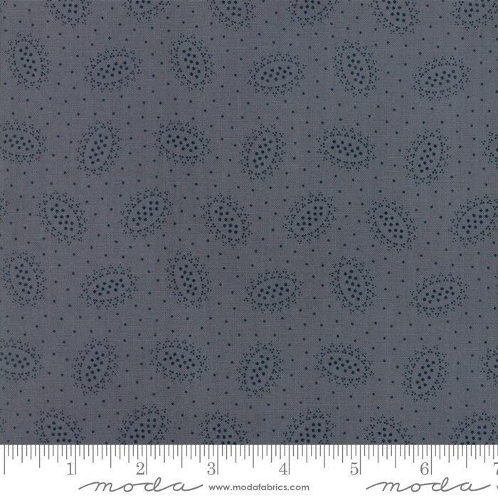 38063-16 HICKORY ROAD TONAL AZUL OVALOS TOPOS - Imagen 2