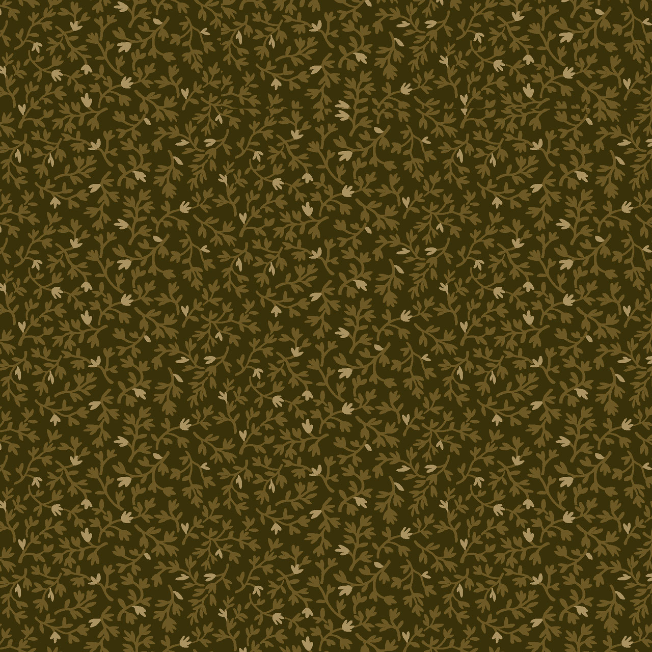 2106-66 BUTTERMILK BLOSSOMS TONAL VERDE RAMITAS - Imagen 2