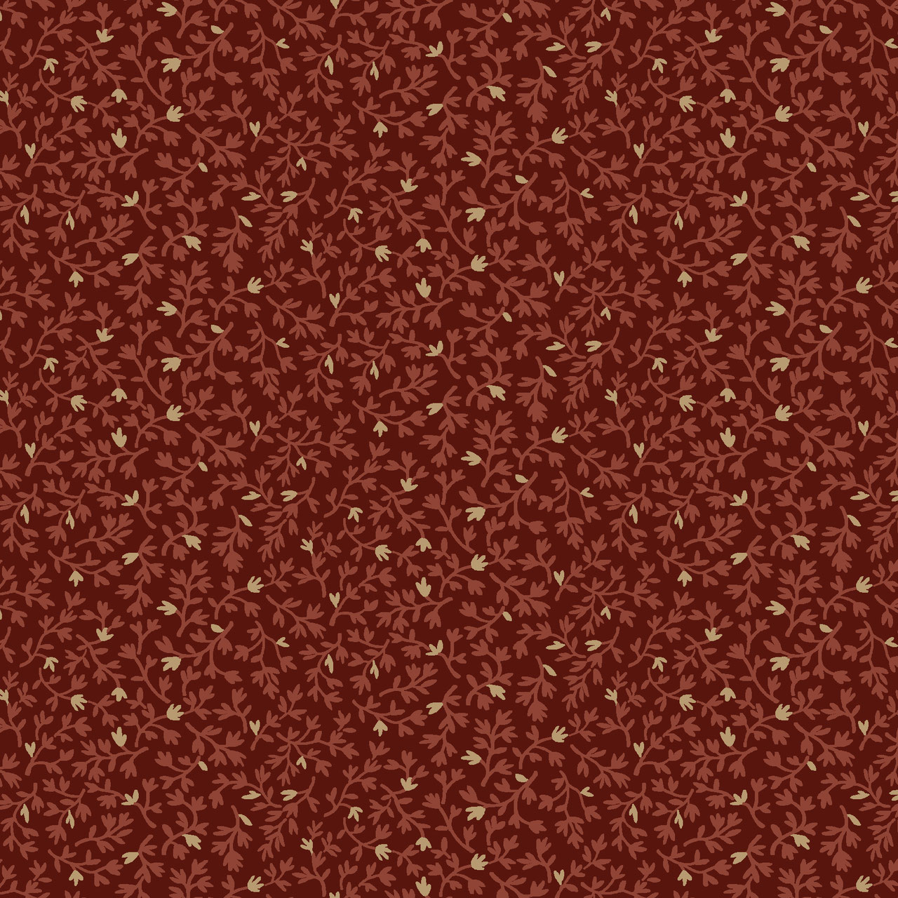 2106-88 BUTTERMILK BLOSSOMS TONAL ROJO RAMITAS - Imagen 2