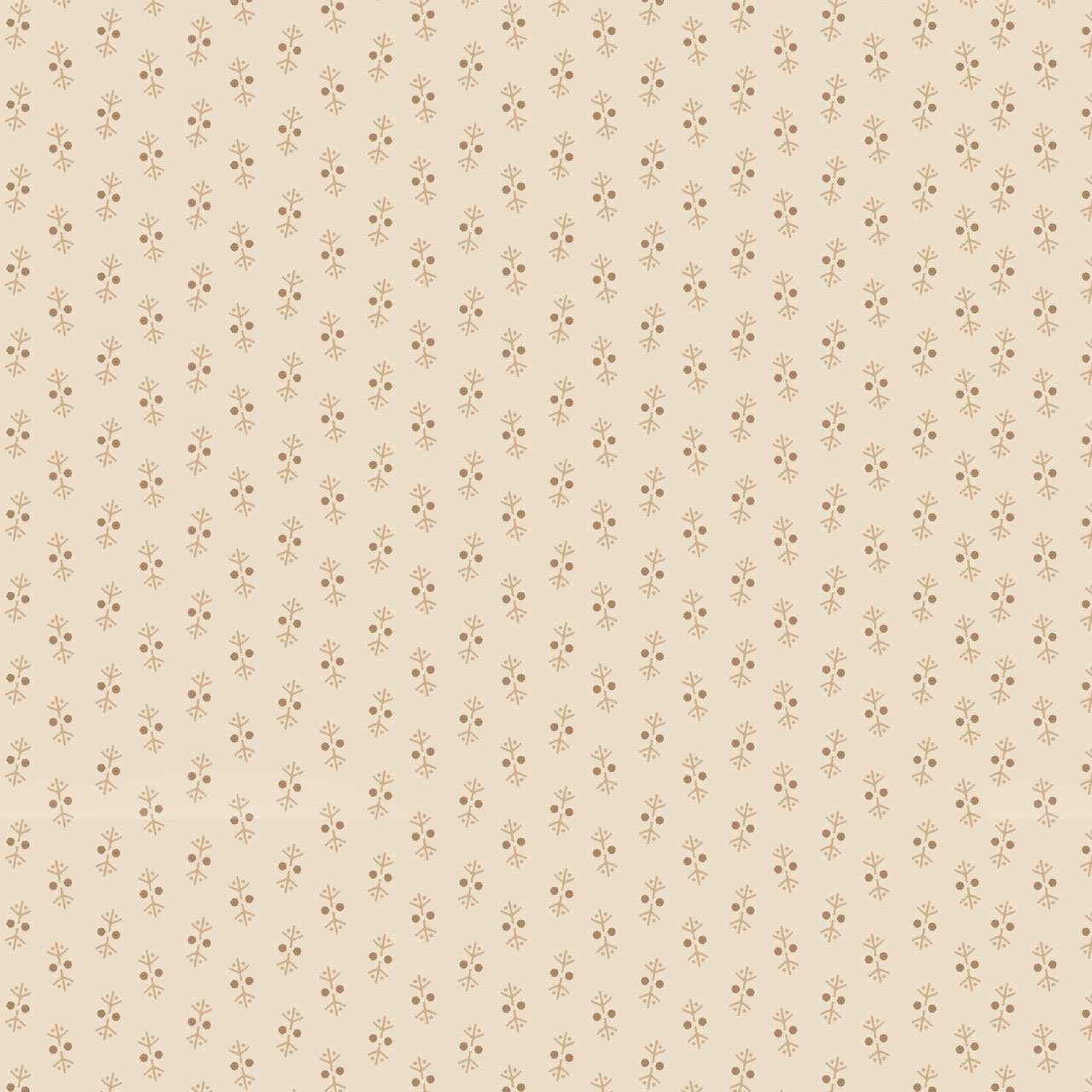 2109-33 BUTTERMILK BLOSSOMS MOTIVOS PEQUEÑOS FONDO CREMA - Imagen 2