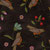 MASF9413-A HOME SWEET HOME FRANELA PAJAROS MARRON - Imagen 2