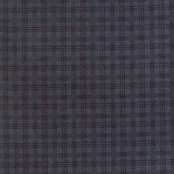 1054-19F WOOL NEEDLE VI FLANNEL CUADROS ESCOCESES GRIS AZULADO - Imagen 2