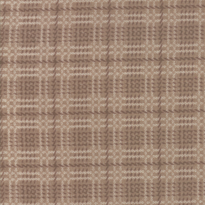1057-13F WOOL NEEDLE VI FLANNEL CUADROS TOSTADOS - Imagen 2