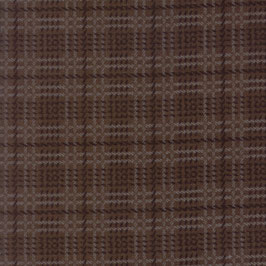 1057-15F WOOL NEEDLE VI FLANNEL CUADROS MARRON
