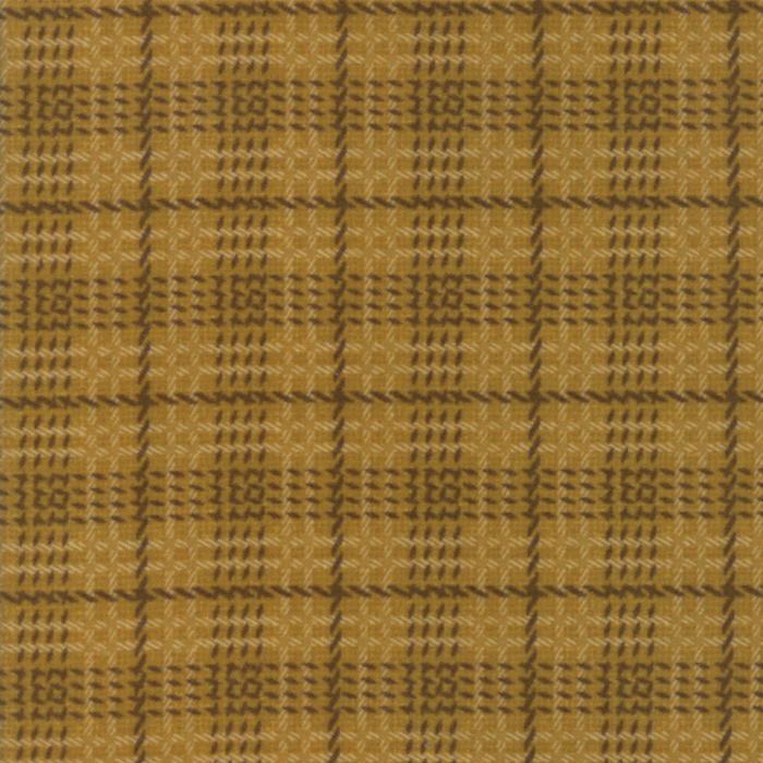 1057-16F WOOL NEEDLE VI FLANNEL CUADROS OCRE - Imagen 2