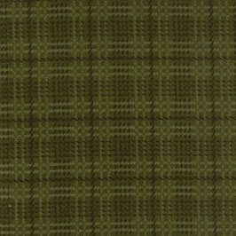 1057-17F WOOL NEEDLE VI FLANNEL CUADROS VERDE