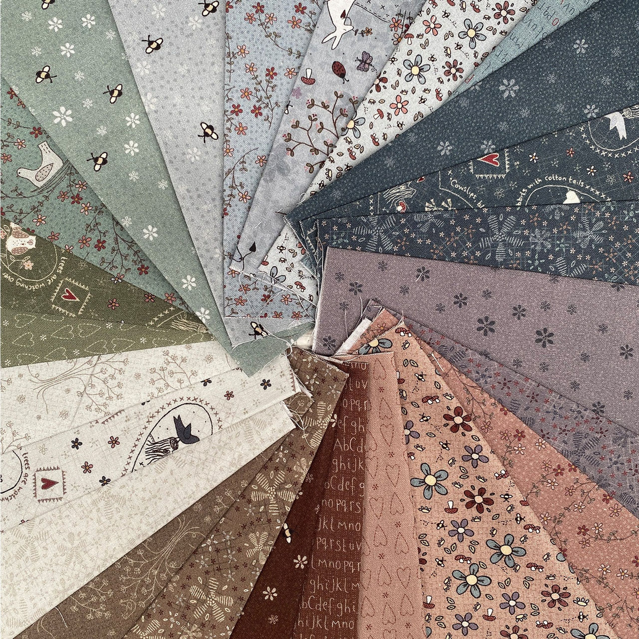 CORNER OF THE WOODS LOTE 25 FAT QUARTERS - Imagen 2
