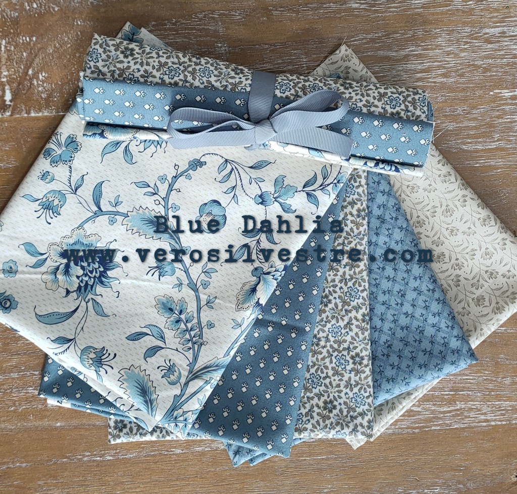 BLUE DAHLIA LOTE 5 FAT QUARTERS - Imagen 2