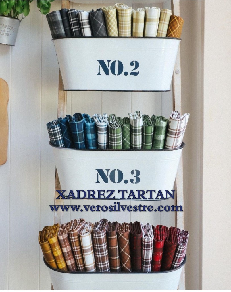 XADREZ TARTAN LOTE 35 FAT QUARTERS DE 50 X 50 CM - Imagen 2