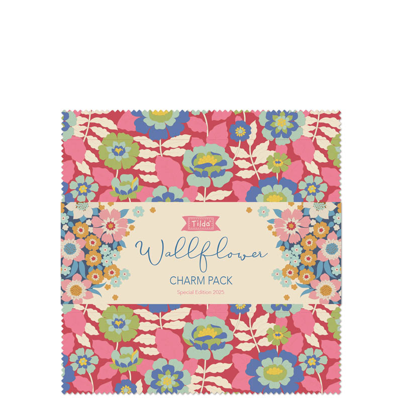 300239 TILDA WALLFLOWER CHARM PACK 5" X 5" - Imagen 2