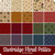 SS77-0006 STURBRIDGE FLORAL PETITES PAQUETE 42 CUADRADOS DE 10" - Imagen 3