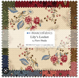 SS63-0006 LILY'S LOCKET PAQUETE 42 CUADRADOS DE 10"