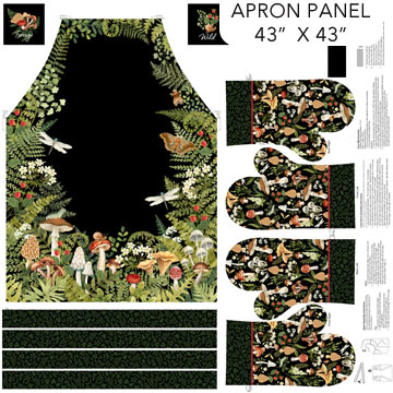 DP27518-99 WILD HARVEST PANEL DELANTAL Y MANOPLAS - Imagen 2