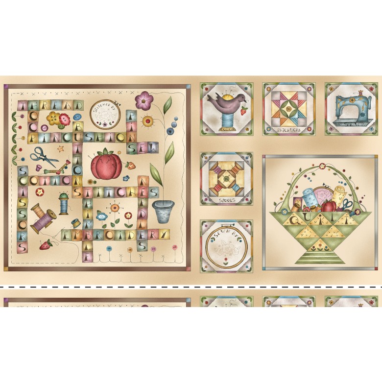DDC9427 BORN TO SEW PANEL - Imagen 2