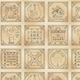 DDC9434 BORN TO SEW PANEL CUADRADOS