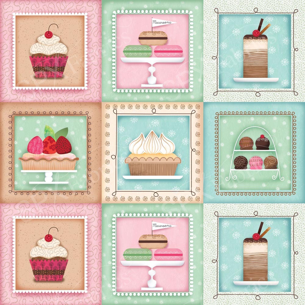 25493 SUGARY SWEET PANEL VIÑETAS DULCES - Imagen 2