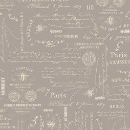 QB521322D CHARCOAL TRASERA BEE SCRIPT GRIS