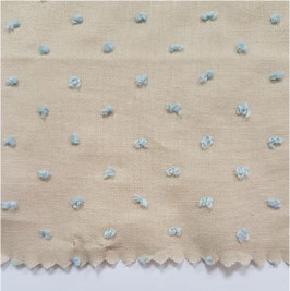 47219 JOEL PLUMETI BICOLOR BEIGE/CELESTE
