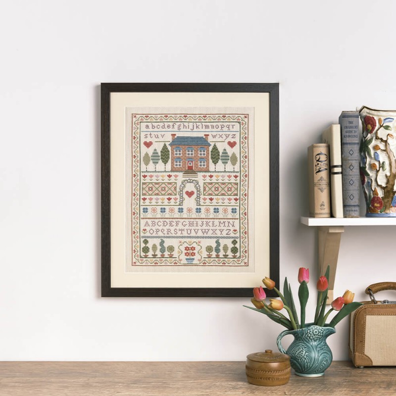 KIT PUNTO DE CRUZ ANCHOR LINEN HERITAGE SAMPLER - Imagen 6
