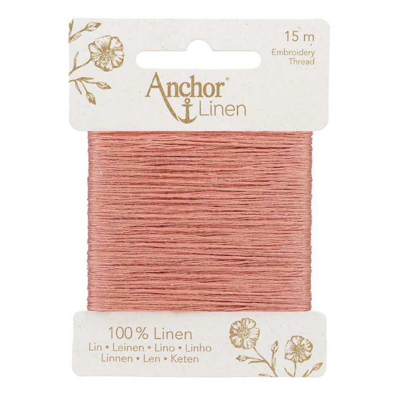 ANCHOR LINEN COLOR 13-ROSA PALO - Imagen 2