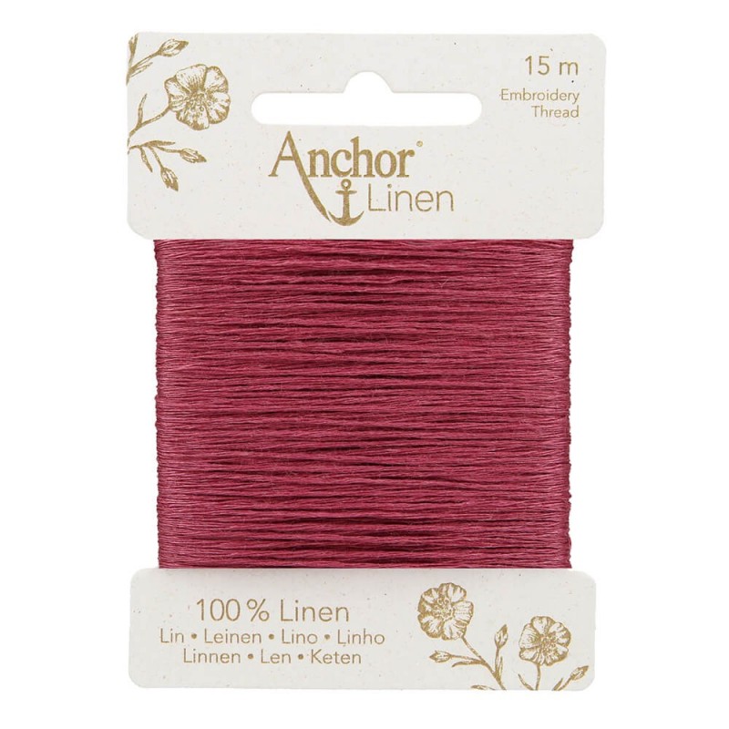 ANCHOR LINEN COLOR 19-GRANATE - Imagen 2