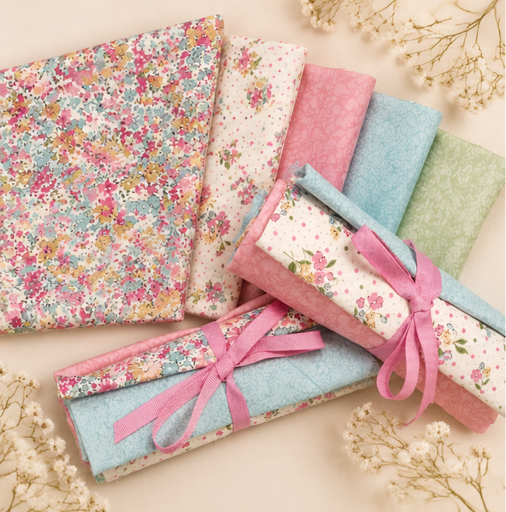 16667532C LIBERTY ROMANTIC FLORALS RAMILLETES FLORES AZUL Y ROSA - - Imagen 2