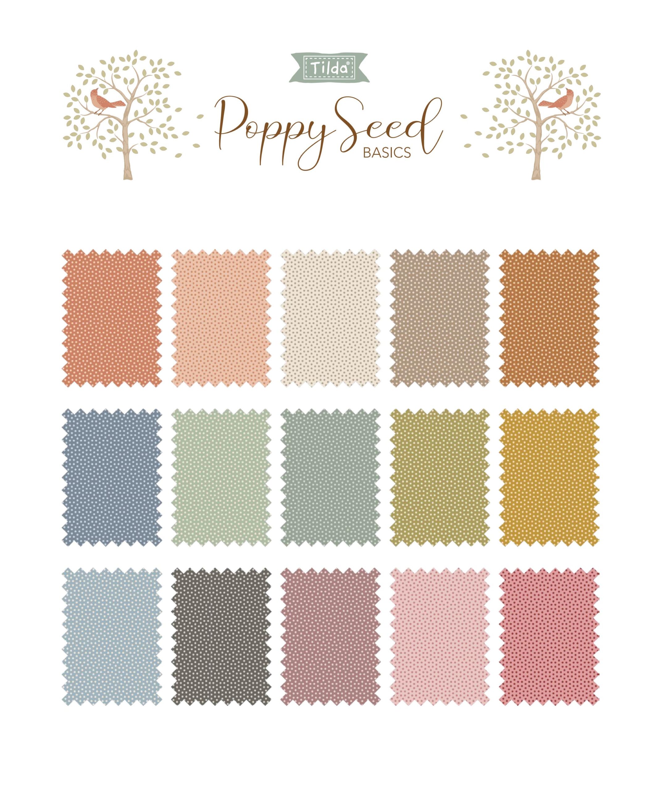 300271 TILDA POPPY SEED CHARM PACK - Imagen 2